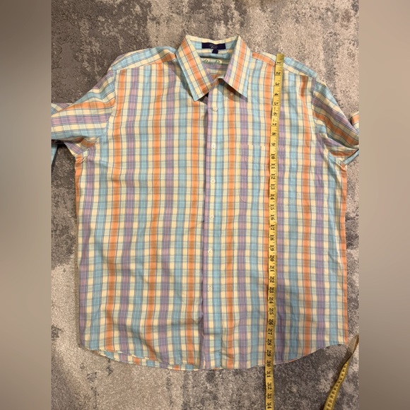 Men’s Yellow Alan Flusser Buttons Up - Picture 5 of 6